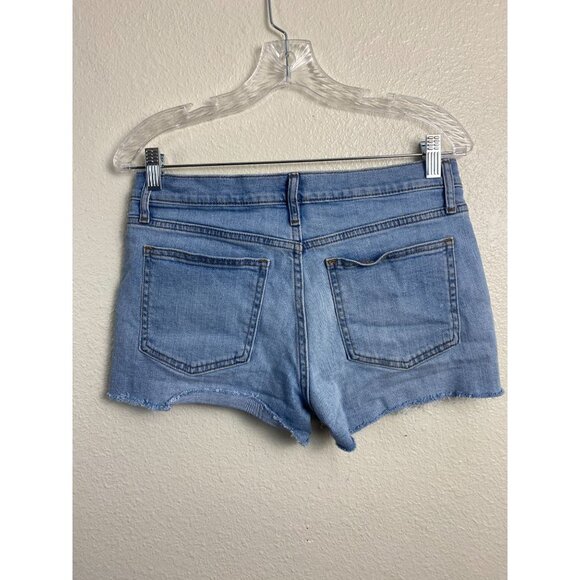Gap 3" Jean Shorts Womens Size 27 Denim Distressed Cut Off Vacation Summer - Picture 11 of 12